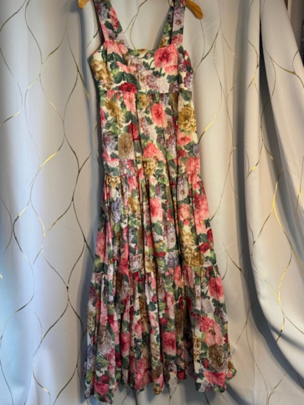 Zimmermann Pink Floral Maxi Dress Size [Size 3] Worn Once